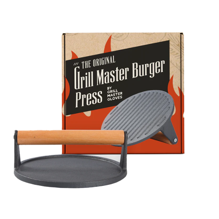 The Original Grill Master The Original Grill Master Cast Iron Burger Press
