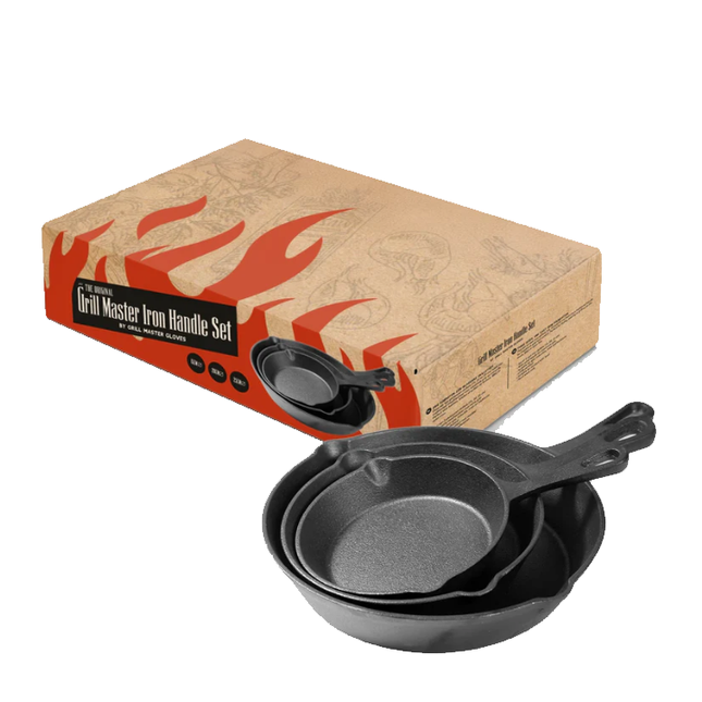 The Original Grill Master The Original Grill Master Iron Handle Set