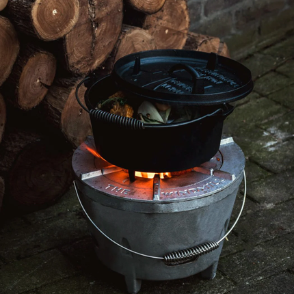 The Windmill Cast Iron Second Chance: The Windmill Dutch Oven 4,5 quarts Met Pootjes