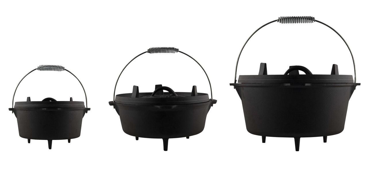 The Windmill Cast Iron Second Chance: The Windmill Dutch Oven 6 quarts Met Pootjes