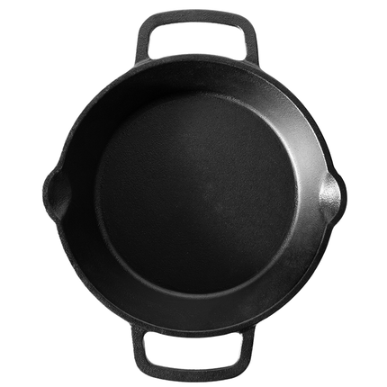 The Windmill Cast Iron The Windmill Skillet Small met 2 Handvaten