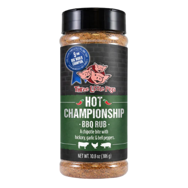 Three Little Pigs Three Little Pigs HOT Championship BBQ Rub 10,8 oz