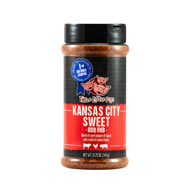 Three Little Pigs Three Little Pigs Kansas City Sweet BBQ Rub 12,25 oz