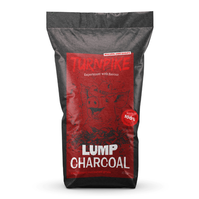 Turnpike Barbecue Transport Damage: Turnpike BBQ Black Wattle Lump Charcoal 10 kg