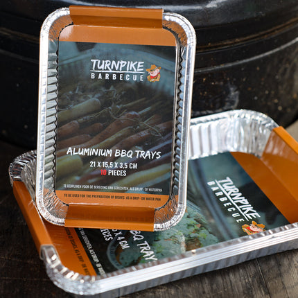 Turnpike Barbecue Turnpike BBQ Aluminium Drip Pan 31,5 x 21,5 cm 5 stuks
