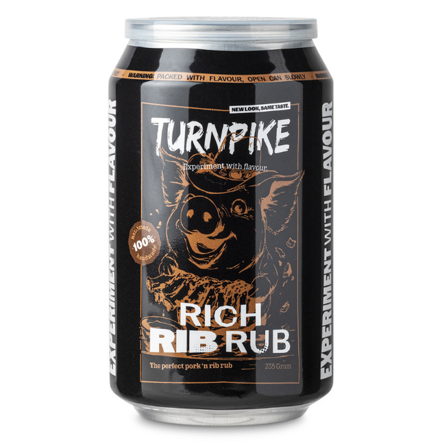 Turnpike Barbecue TurnPike Smokers Rich Rib Rub 235 gram