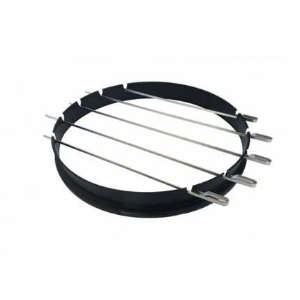 Vuur & Rook BBQ Rotisserie Ring 57cm met Spiesen Set