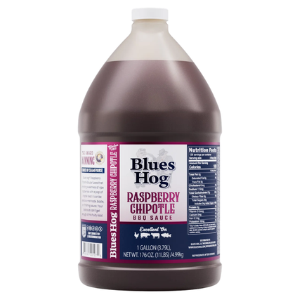 Vuur & Rook Blues Hog Raspberry Chipotle BBQ Sauce 1 Gallon