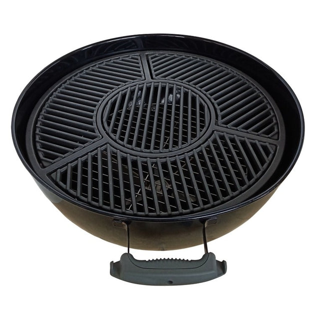 Vuur & Rook Gietijzeren Grill Combinatie Set voor 57 cm Kogel BBQ's