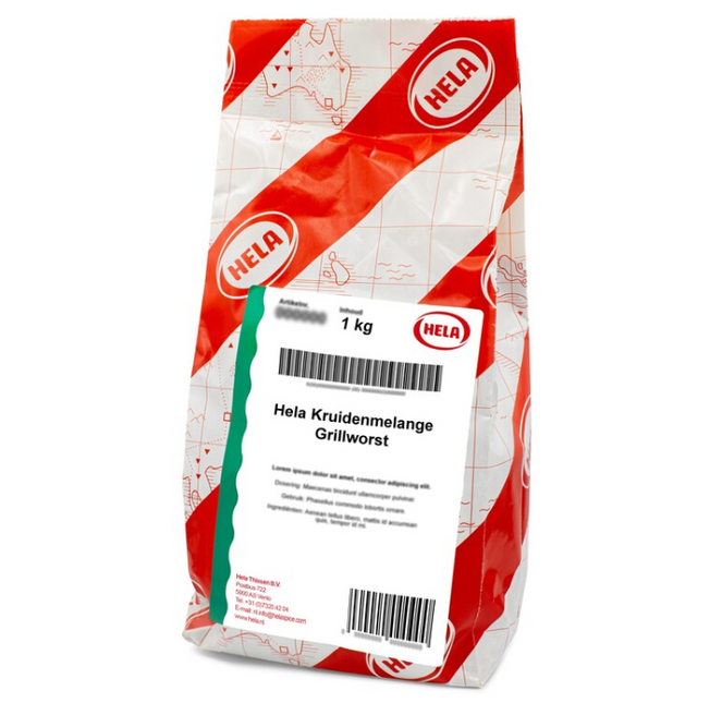 Vuur & Rook Hela Grillworst Kruidenmelange 1 kilo