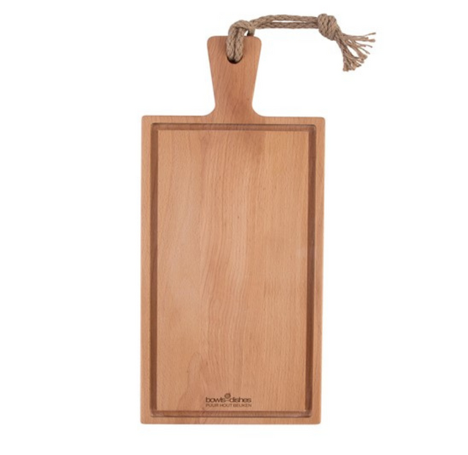 Vuur & Rook Puur Hout Beuken Steakplank 40 x 23 x 1,5 cm