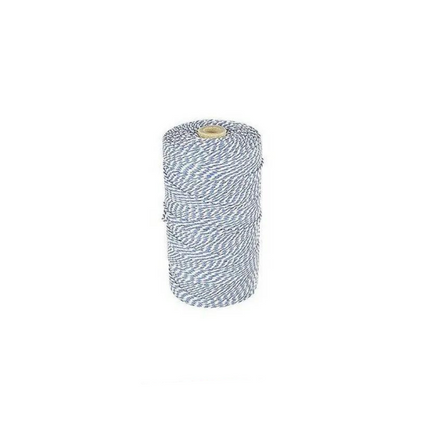 Vuur & Rook Rolladegaren (klos 80 meter) blauw/wit Extra Sterk