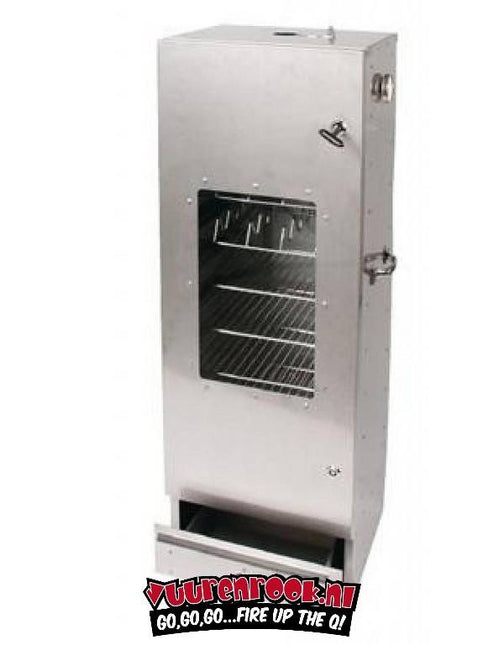 Vuur & Rook Rookoven Smoki RVS Deluxe XXL met venster