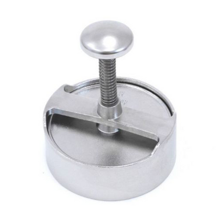 Vuur & Rook RVS Hamburgerpers Ø 125mm