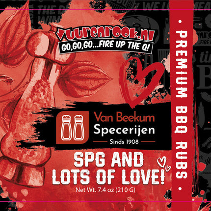 Vuur & Rook Sorry We Lost The Date... Vuur&Rook SPG And Lots Of Love Rub 210 gram