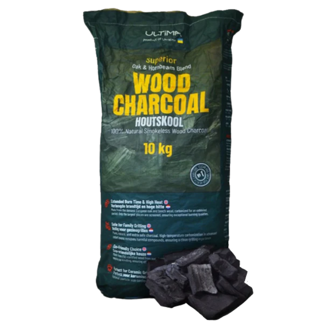 Vuur & Rook Ultimate Houtskool Superior 10 kg