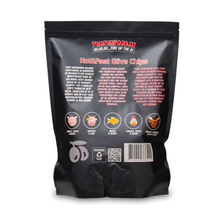 Vuur & Rook Vuur&Rook Hot&Fast Mesquite Chips 1,5 kg