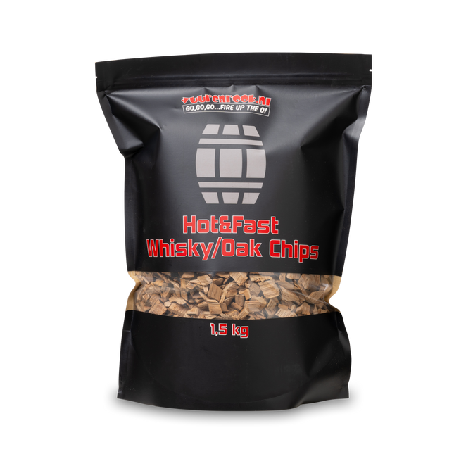 Vuur & Rook Vuur&Rook Hot&Fast Whisky / Eiken Chips 1,5 kg