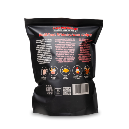 Vuur & Rook Vuur&Rook Hot&Fast Whisky / Eiken Chips 1,5 kg