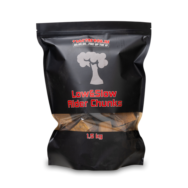 Vuur & Rook Vuur&Rook Low&Slow Alder Chunks 1,5 kg