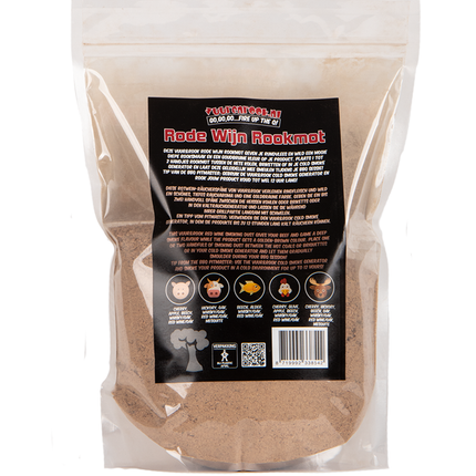 Vuur & Rook Vuur&Rook Rookmot Rode Wijn 1,5 kg