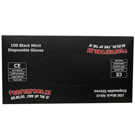 Vuur&Rook Vuur&Rook Nitril Handschoenen Xtra Strong Zwart 100 stuks Xlarge