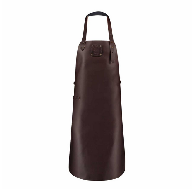 Witloft Witloft Dark Brown/Dark Brown Leren Schort Classic Collection