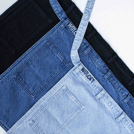 Witloft Witloft Mid Blue Apron Waist Down Denim Collection