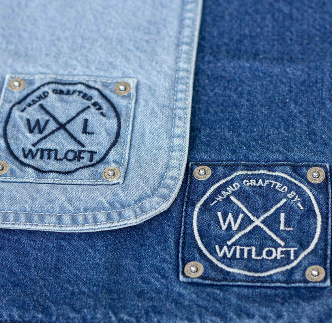 Witloft Witloft Mid Blue Apron Waist Down Denim Collection