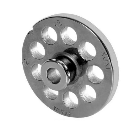 Wolfcut Wolfcut Enterprise 10/12 RVS Plaat met Navel 12 mm