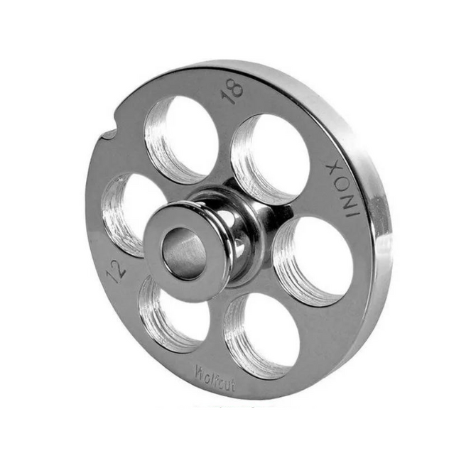 Wolfcut Wolfcut Enterprise 10/12 RVS Plaat met Navel 18 mm