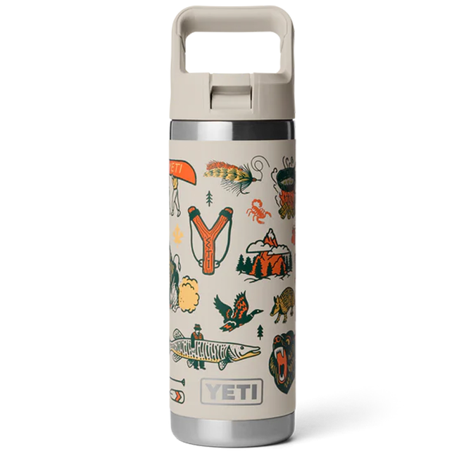 YETI Yeti Rambler Straw Bottle Cape Summer Camp 18 oz