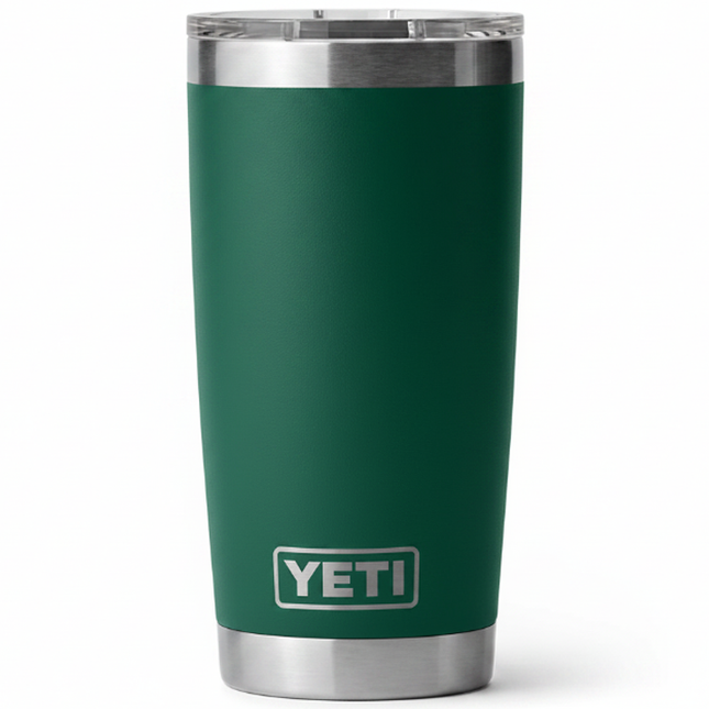 YETI Yeti Rambler Tumbler Black Forest Green 20 oz
