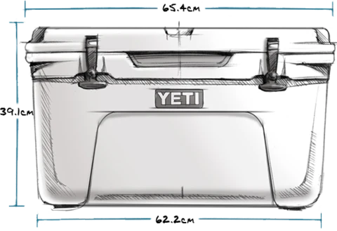 YETI Yeti Tundra 45 Hard Cooler Big Wave Blue